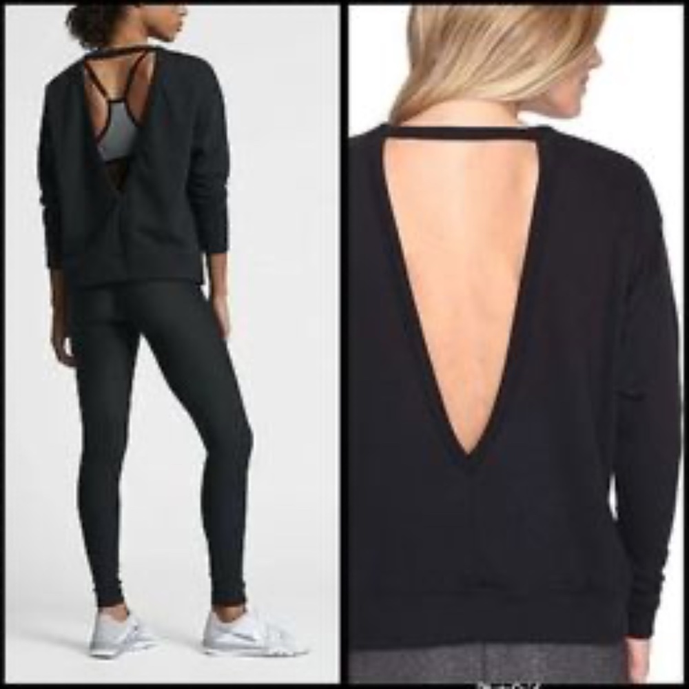 Nike Dri-Fit Open Back Training Sweatshirt Size S